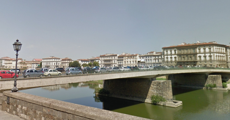 ponte vespucci firenze rischio crollo -1