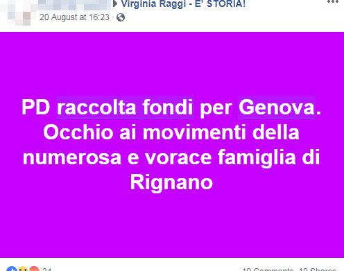 raccolta fondi pd genova amatrice complotto - 1