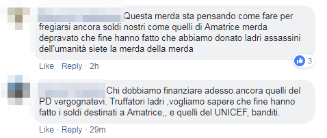 raccolta fondi pd genova amatrice complotto - 5