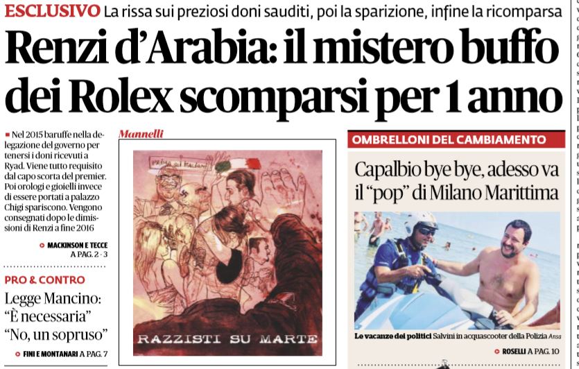 Il governo Renzi e il mistero dei Rolex scomparsi article-post