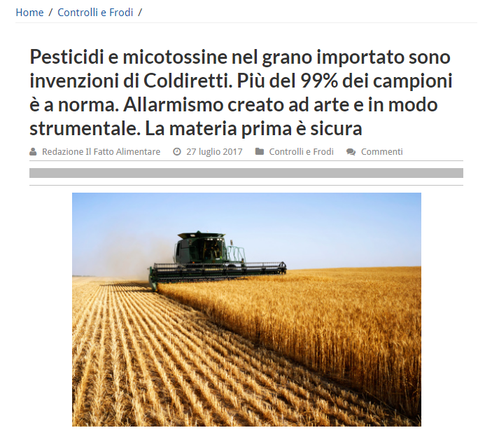 carla ruocco m5s pasta glifosato giallo essicazione - 2
