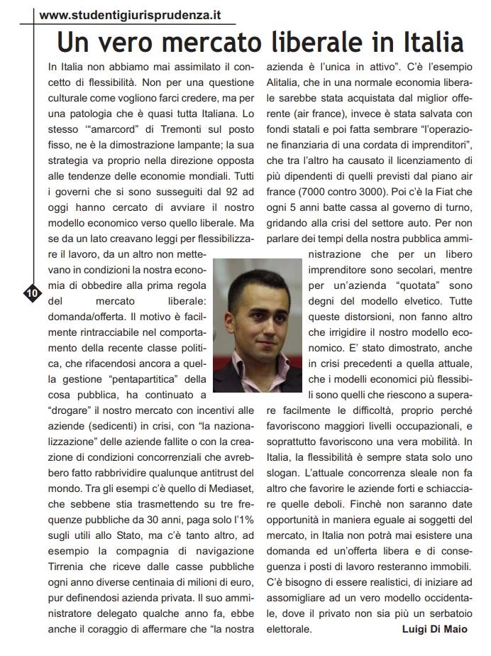 di maio lavoro flessibile liberismo - 1