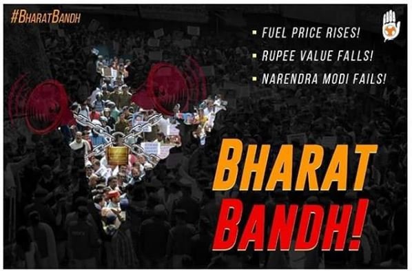 india protesta benzina Bharat Bandh