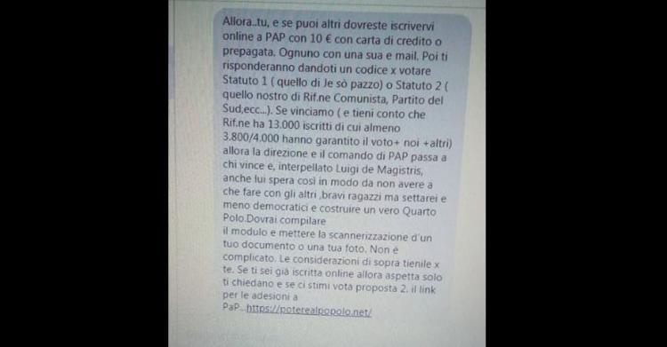 potere al popolo statuto 1