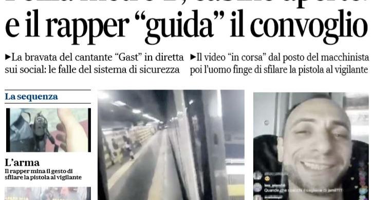 rapper metro b convoglio