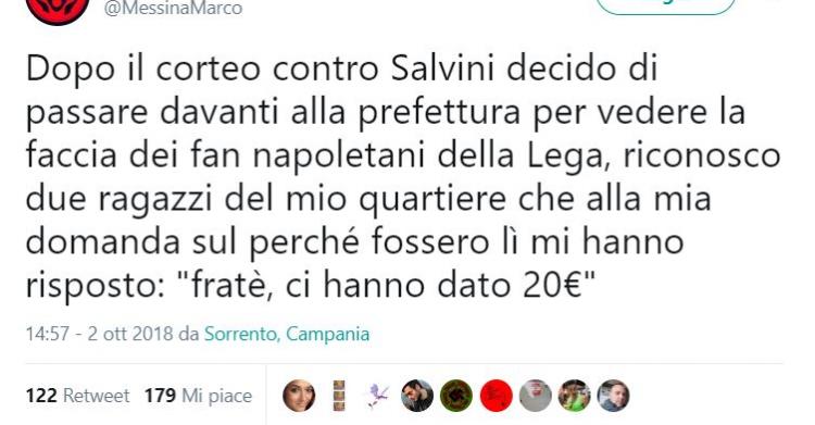 20 euro salvini napoli