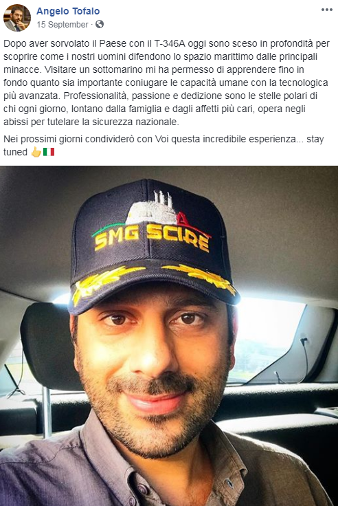 angelo tofalo m5s tour militare - 2