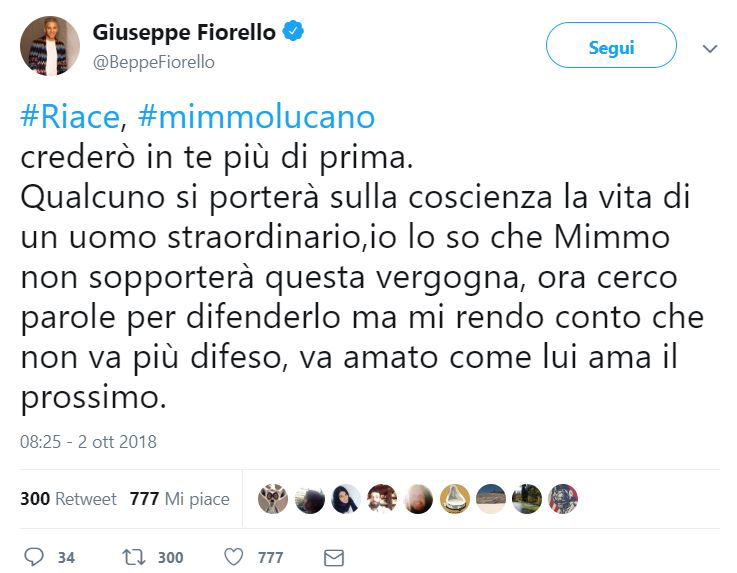 beppe fiorello riace