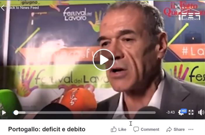 Il Portogallo cresce aumentando il deficit? Il confronto tra una bufala e la realtà article-post