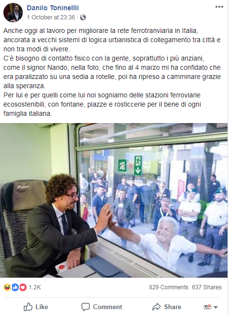 danilo toninelli luca bizzarri stazioni rosticcerie - 1