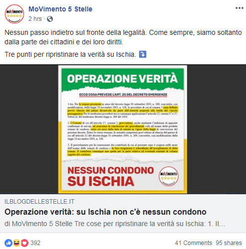m5s decreto genova condono ischia - 3