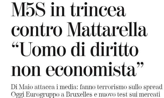 mattarella m5s economista