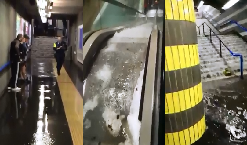 Il meraviglioso fenomeno naturale delle cascate nella Metro di Roma article-post