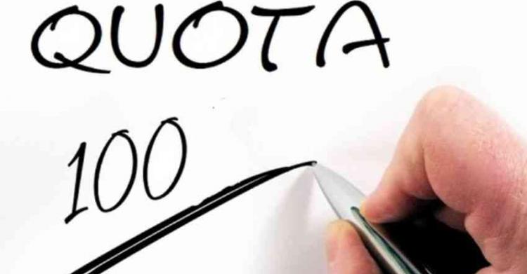pensioni quota 100 quinto assegno