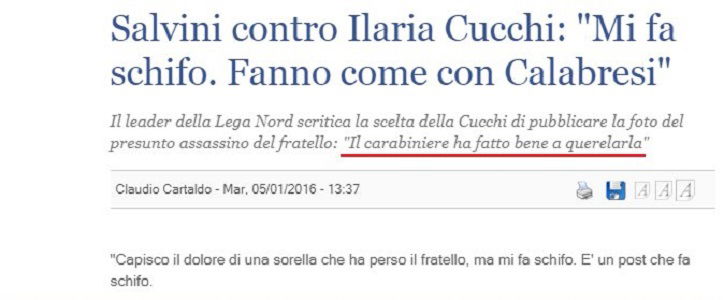 Ora è Salvini ad arrabbiarsi per il caso Cucchi article-post