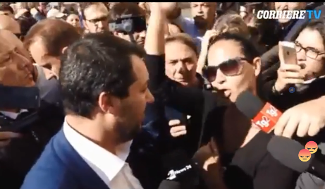 San Lorenzo, la contestazione a Salvini “sciacallo” preview