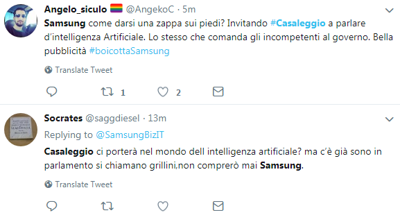 casaleggio boicottaggio samsung wow intelligenza artificiale - 3