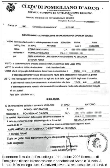 condono edilizio di maio