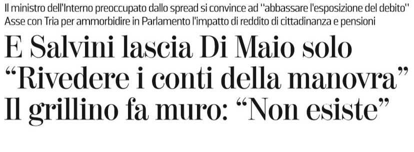 Salvini pronto ad obbedire all’Europa? preview