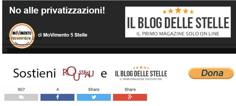 Il governo del cambiamento punta sulle privatizzazioni (honeste?) article-post