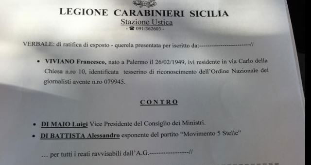 Il giornalista che querela Di Maio e Di Battista article-post