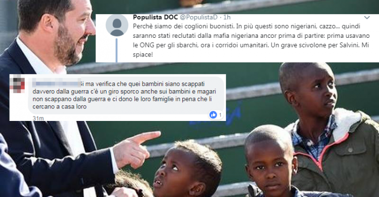 salvini bambini profughi - 2