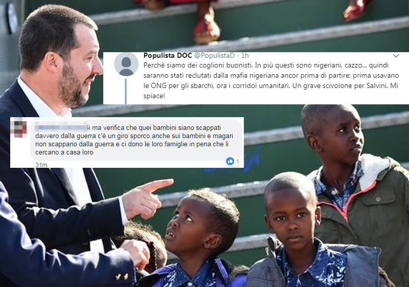 I patridioti contro Salvini che porta in Italia “i bimbi che scappano dalla guerra” article-post