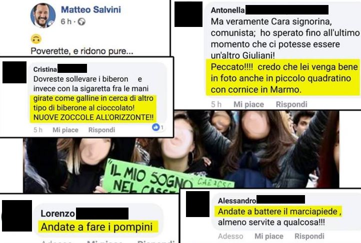 La bestia dell’odio al comando di Salvini contro le ragazzine article-post