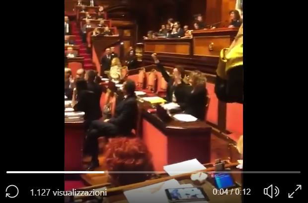 toninelli pugno alzato