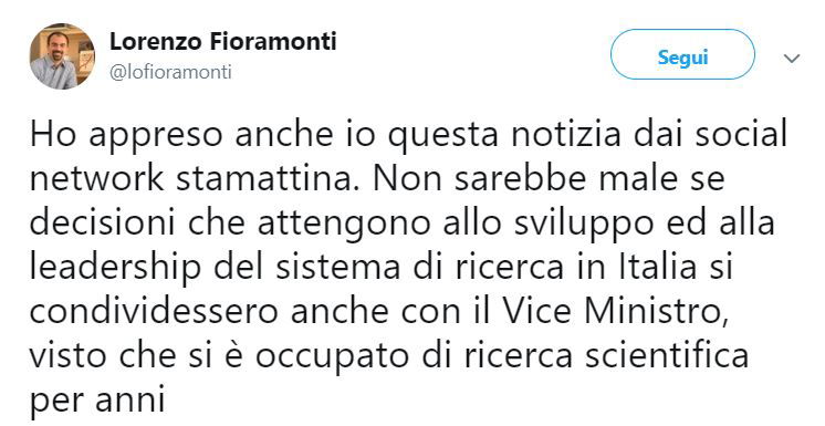 viceministro fioramonti