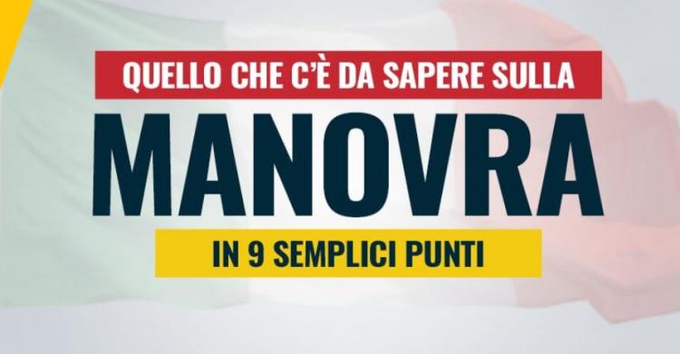 MANOVRA M5S NOVE PUNTI