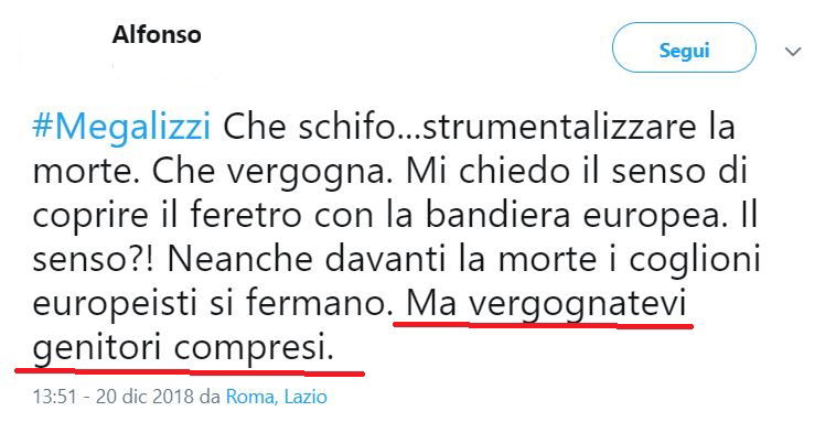 I sovranisti e il grosso problema della bandiera europea ai funerali di Antonio Megalizzi article-post