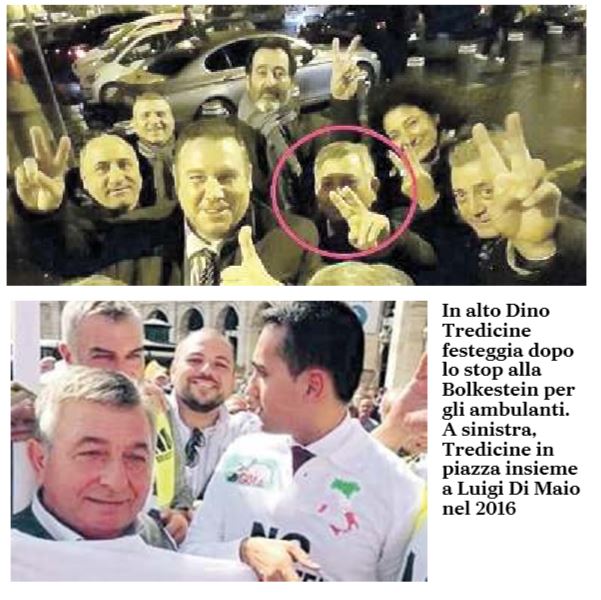 La sanatoria delle bancarelle: i Tredicine ringraziano Di Maio article-post
