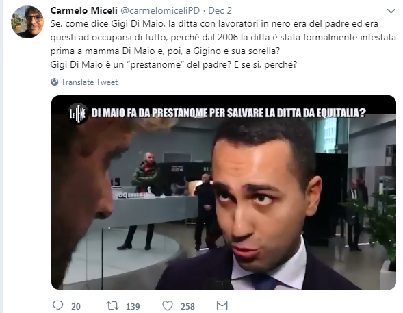 Accuse di lavoro nero ai Renzi: l'ex lavoratore conferma, M5S vuole le scuse a Di Maio