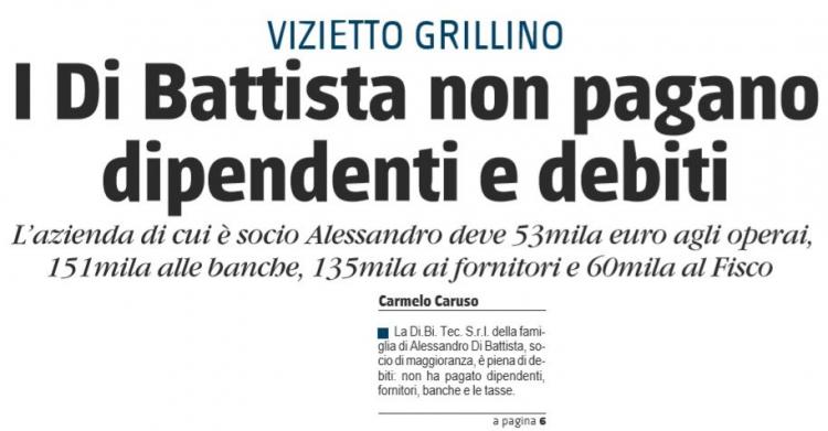 giornale di battista lavoratori