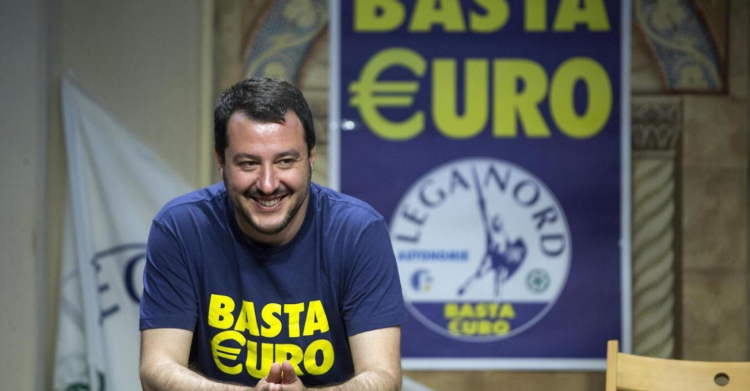 lega no euro borghi bagnai salvini - 5