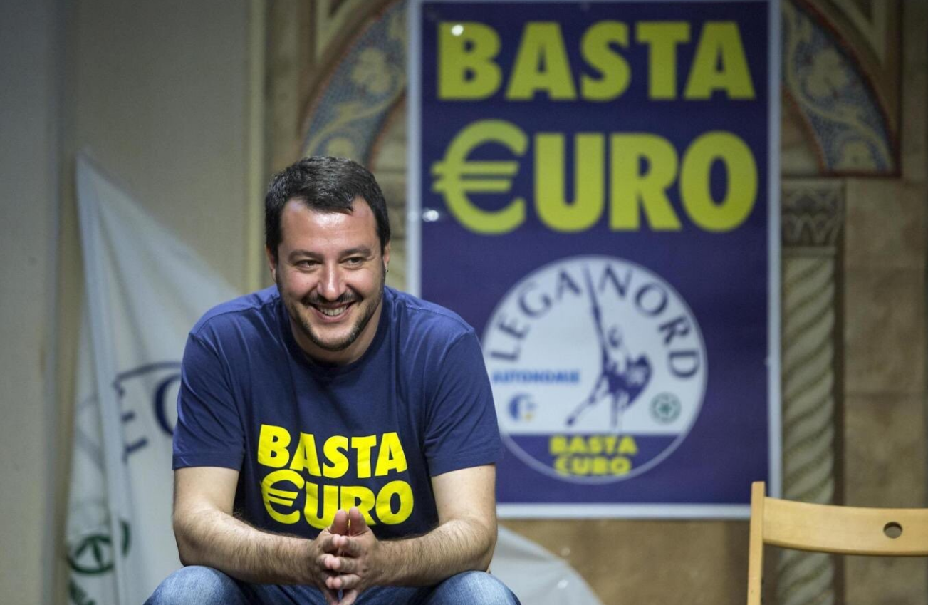 lega no euro borghi bagnai salvini - 5