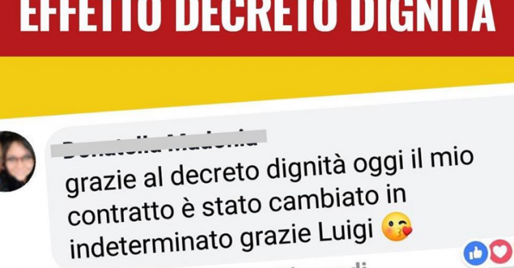 luigi di maio decreto dignità effetti - 7