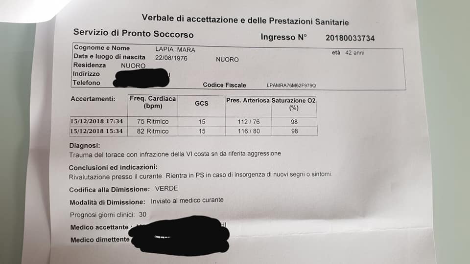 mara lapia aggressione whataspp audio