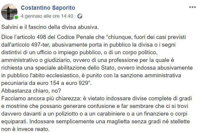 denuncia vigili del fuoco salvini