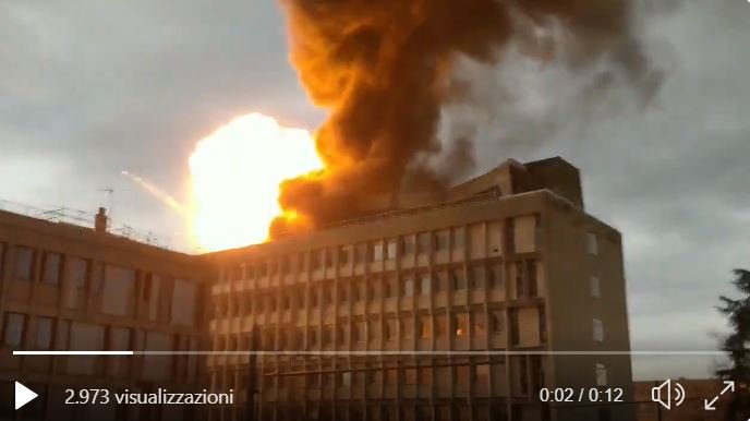 esplosione campus università di lione