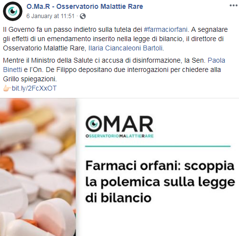 farmaci orfani legge bilancio 2019 giulia grillo - 2
