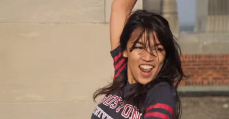 ocasio cortez video ballo boston university - 4