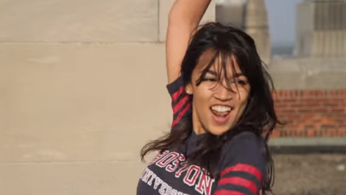 ocasio cortez video ballo boston university - 4
