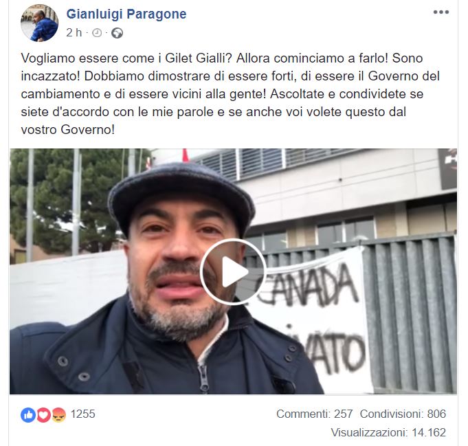 Paragone minaccia il governo Lega-M5S dopo Carige article-post