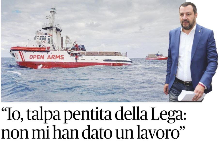 La talpa di Salvini sulle ONG pentita perché non gli hanno dato un lavoro article-post