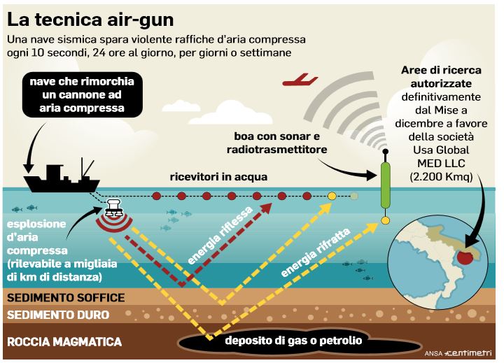 trivellazioni air gun