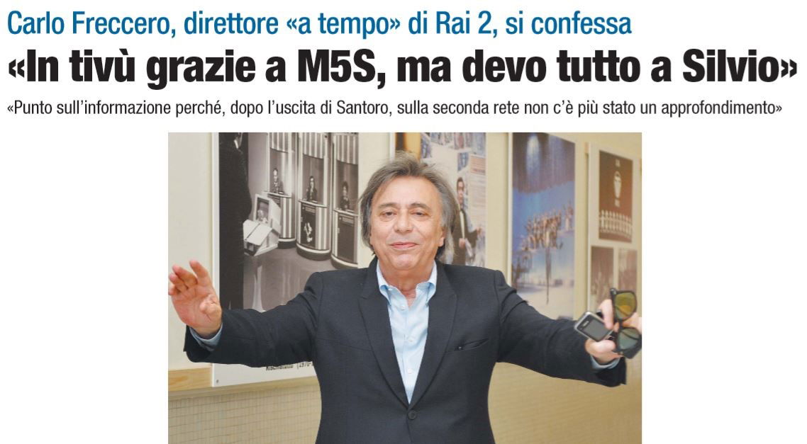 Carlo Freccero: «In tv grazie al M5S, Salvini è simpatico» article-post