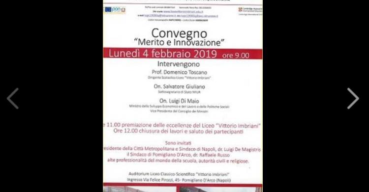 di maio contestazione liceo imbriani