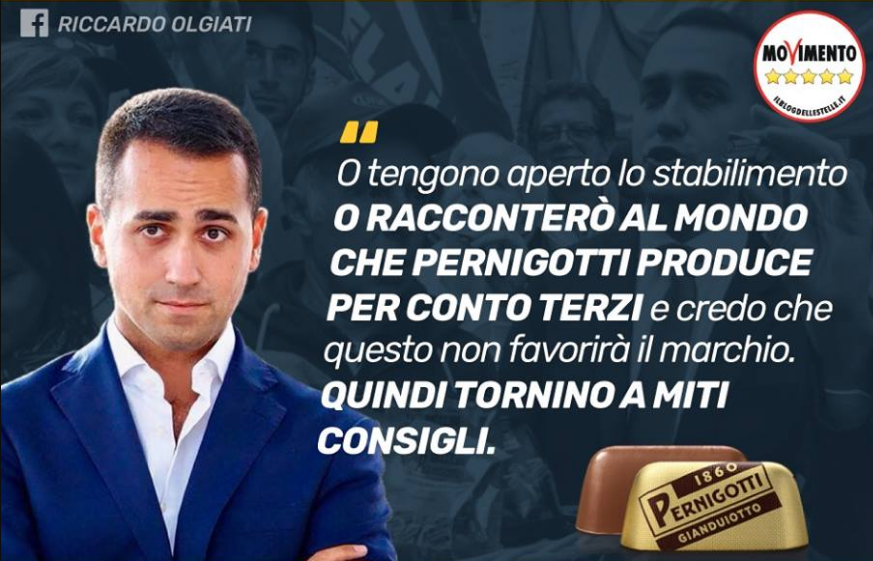 di maio pernigotti crisi sindacati lavoratori presi per il culo - 3
